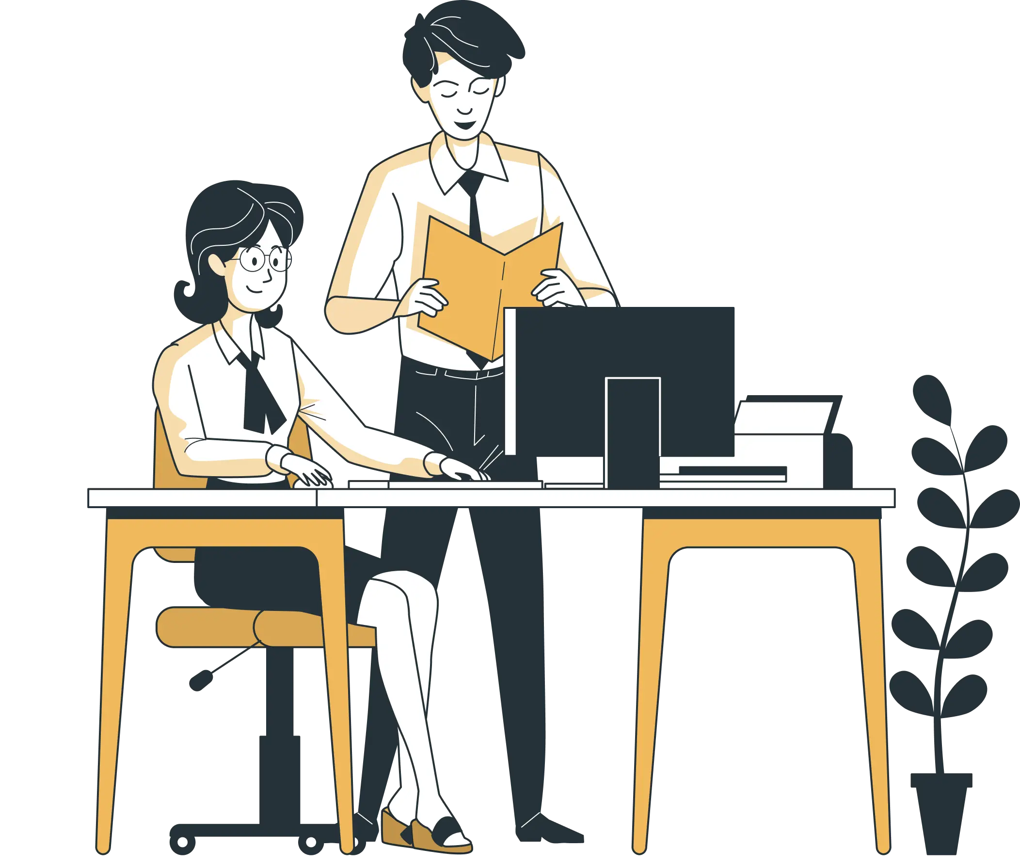 Team collaborating in a workplace training session