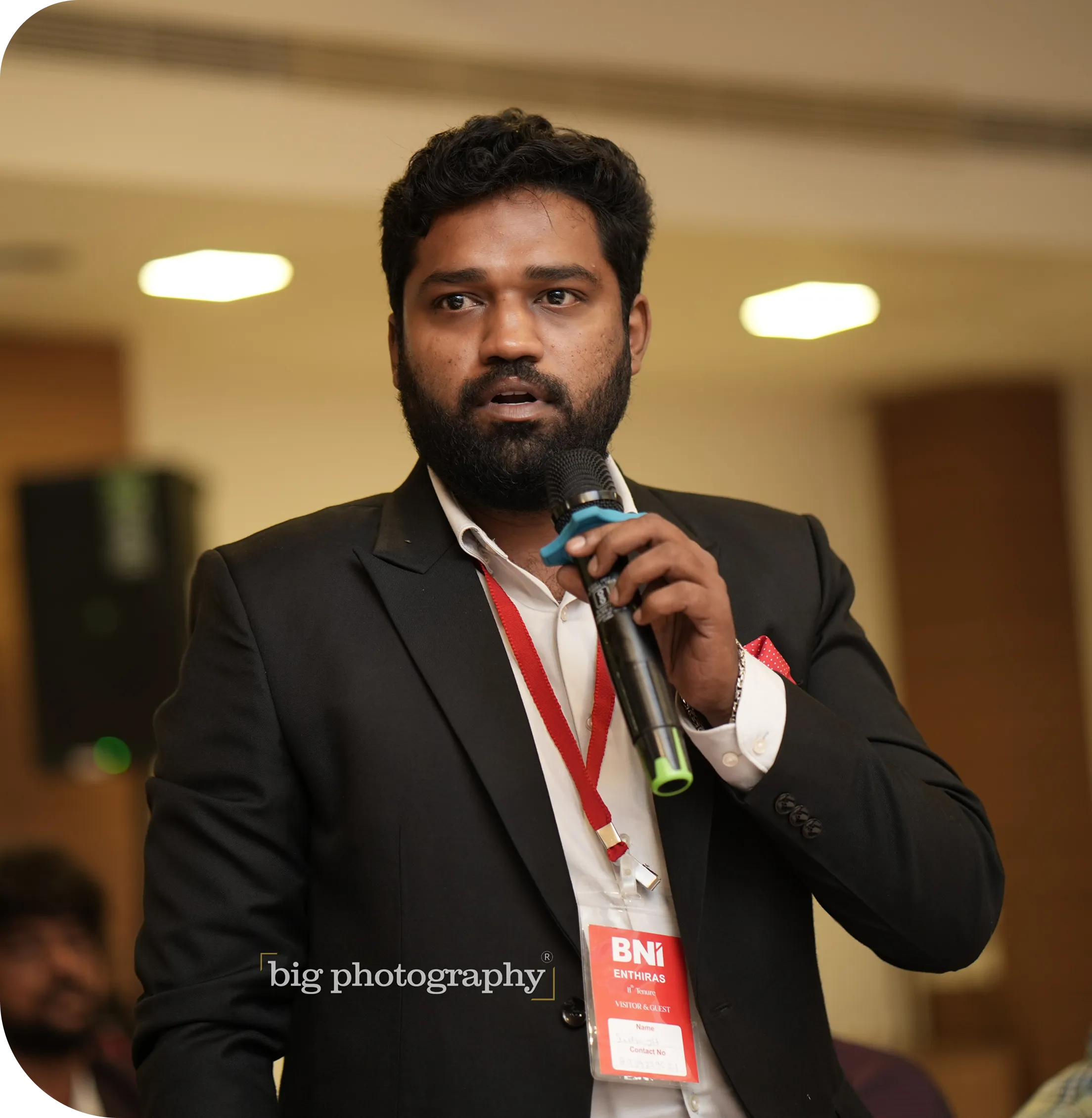 Z. John Agnel speaking at a facilitation session